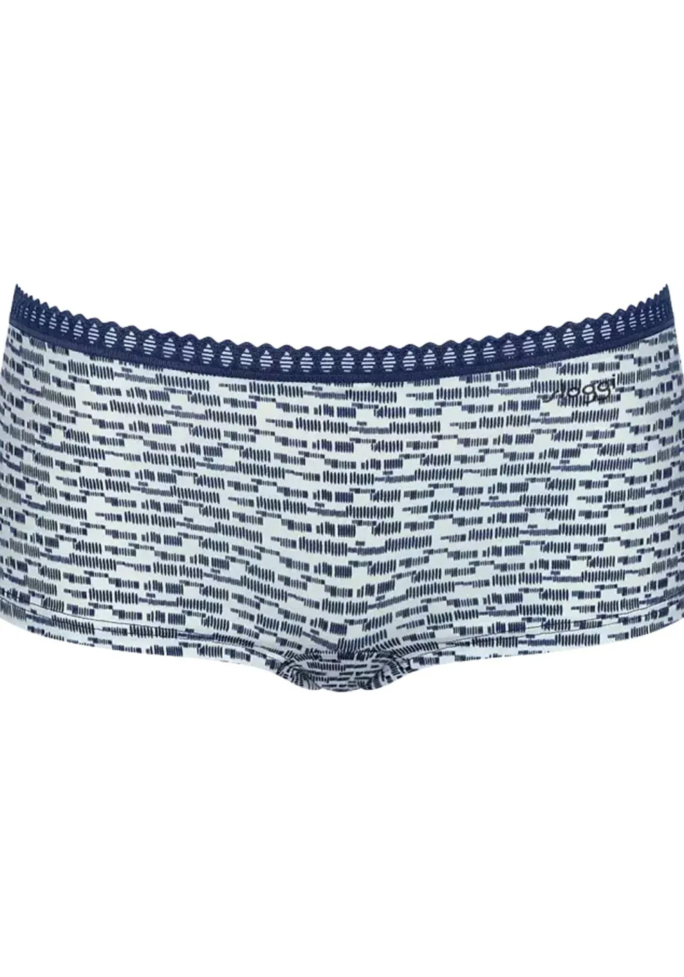 Sloggi Women GO Crush Short (3-pack), dames boxer, lichtblauw, donkerblauw, print