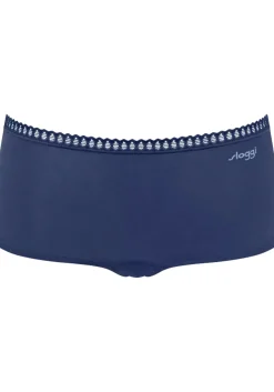 Sloggi Women GO Crush Short (3-pack), dames boxer, lichtblauw, donkerblauw, print