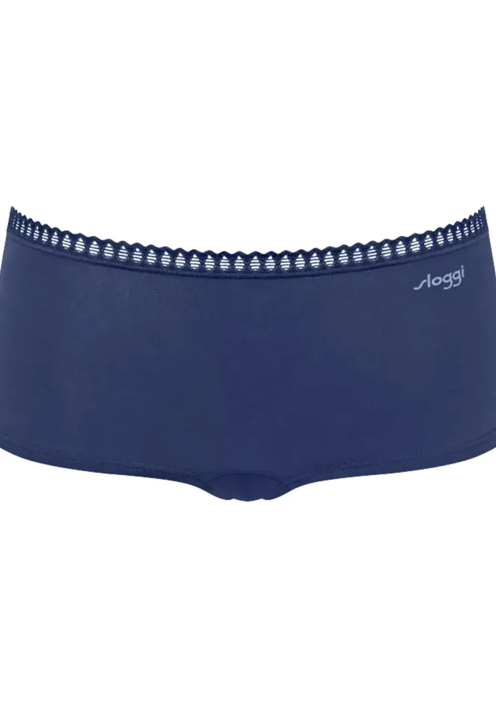 Sloggi Women GO Crush Short (3-pack), dames boxer, lichtblauw, donkerblauw, print