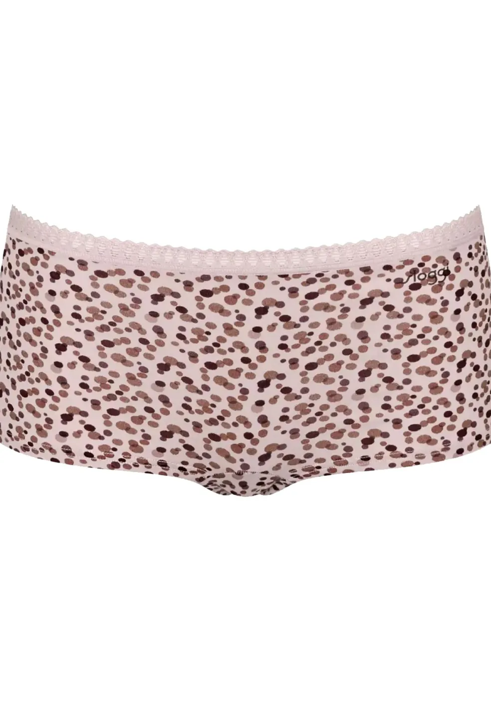 Sloggi Women GO Crush Short (3-pack), dames boxer, lichtroze, mauve, print