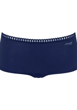 Sloggi Women GO Crush Short (3-pack), dames boxer, zwart, blauw, print