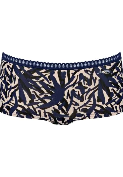 Sloggi Women GO Crush Short (3-pack), dames boxer, zwart, blauw, print