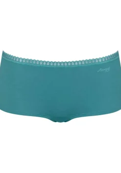 Sloggi Women GO Crush Short (3-pack), dames boxer, lichtgroen, turquoise, print