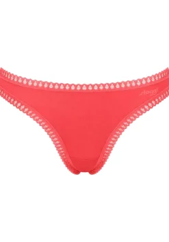 Sloggi Women GO Crush String (3-pack), dames string, geel, oranjerood, print