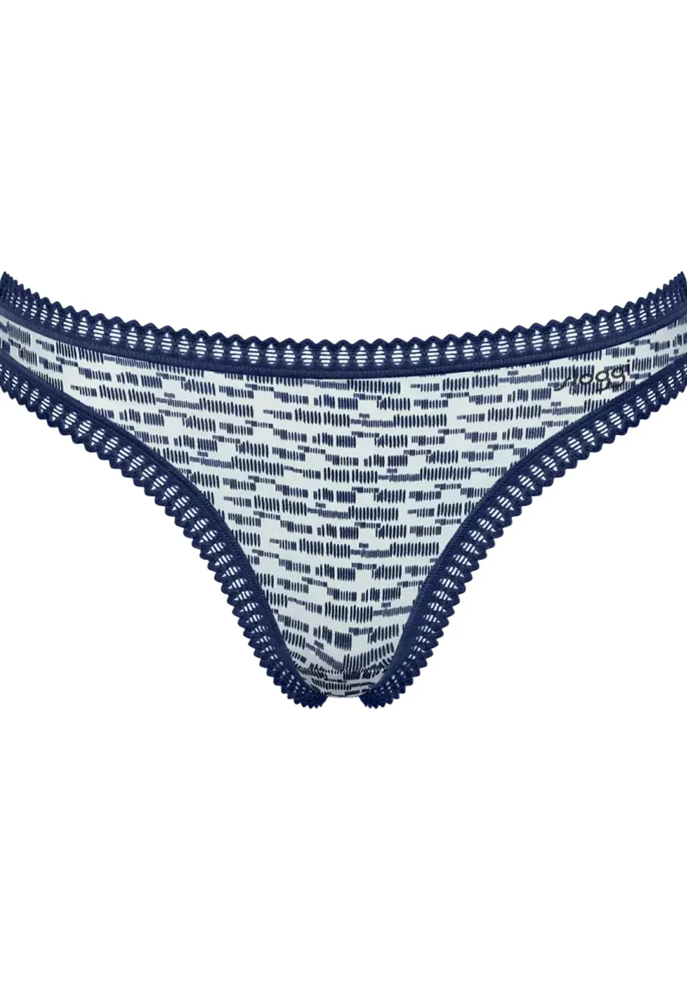 Sloggi Women GO Crush String (3-pack), dames string, lichtblauw, donkerblauw, print