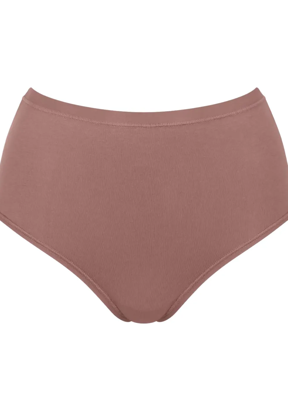 Sloggi Women GO Daily Cotton Highwaist (3-pack), dames slip, donkerbruin