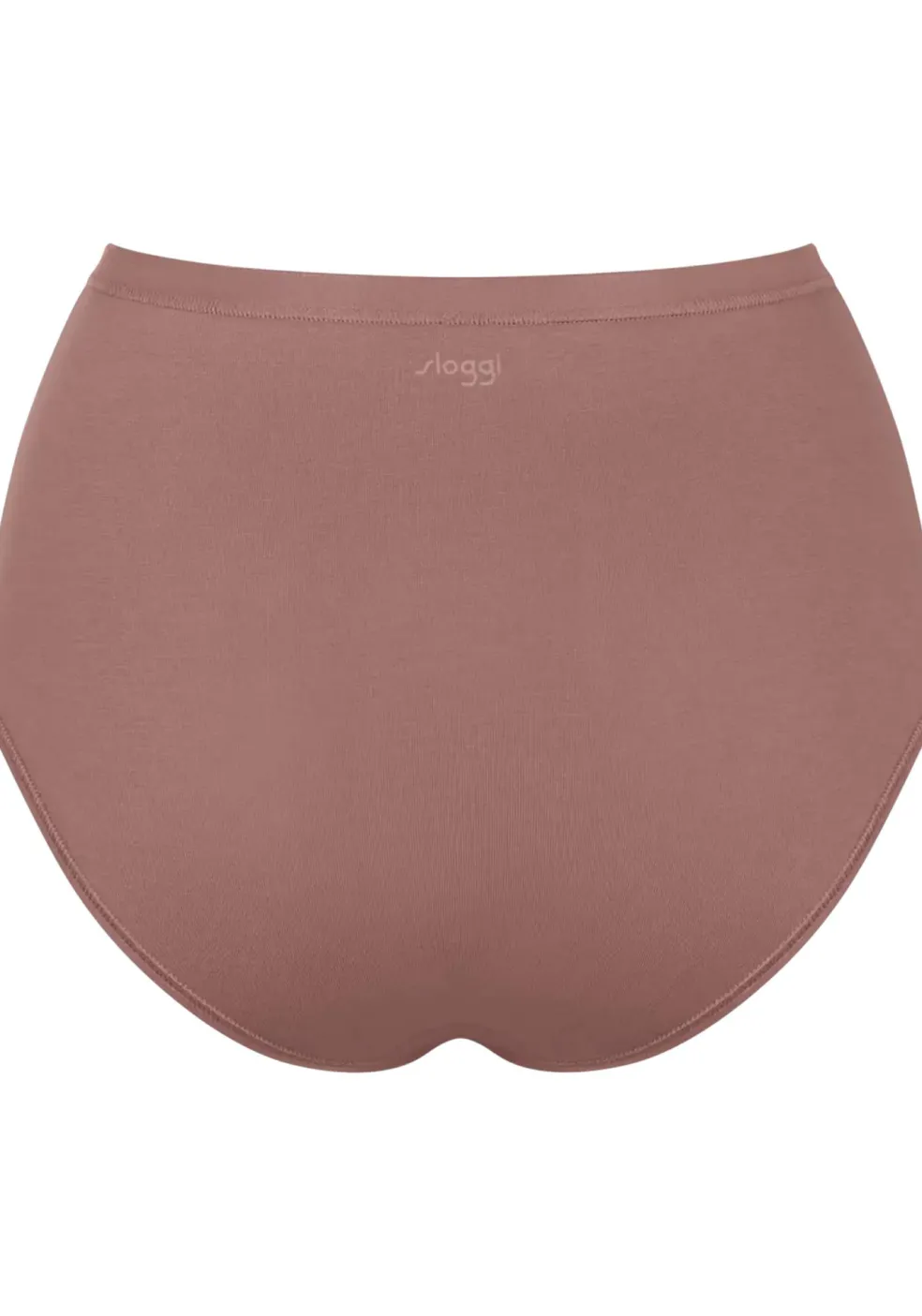 Sloggi Women GO Daily Cotton Highwaist (3-pack), dames slip, donkerbruin