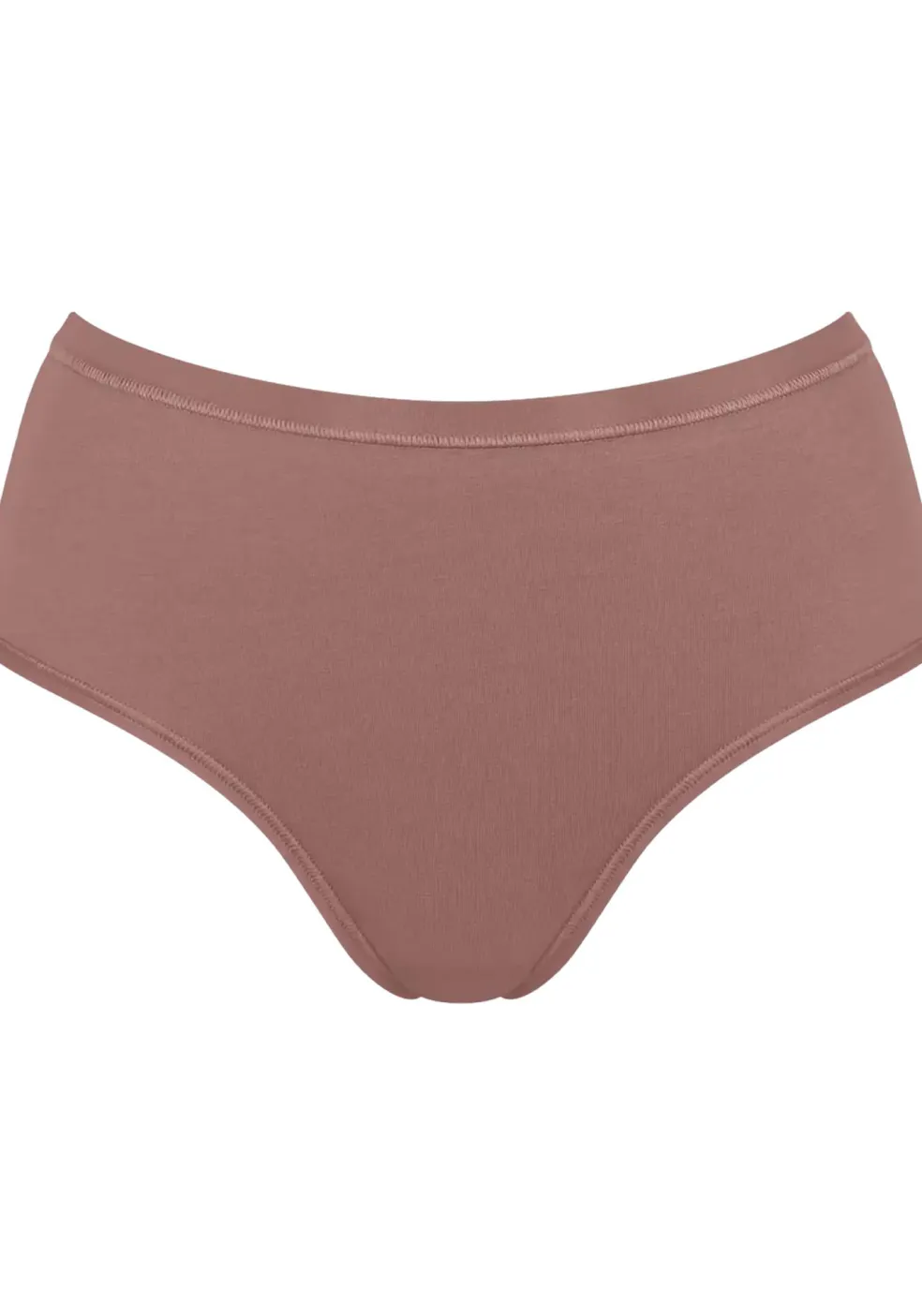 Sloggi Women GO Daily Cotton Midi (3-pack), dames slip, donkerbruin