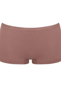 Sloggi Women GO Daily Cotton Short (3-pack), dames boxer, donkerbruin