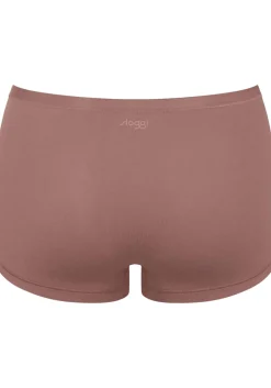 Sloggi Women GO Daily Cotton Short (3-pack), dames boxer, donkerbruin
