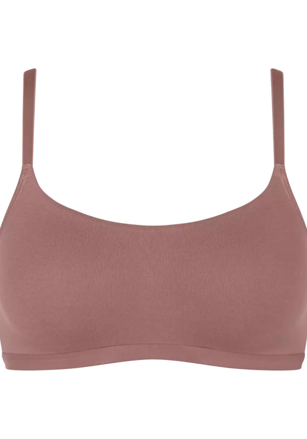 Sloggi Women GO Daily Cotton Top, bralette, donkerbruin