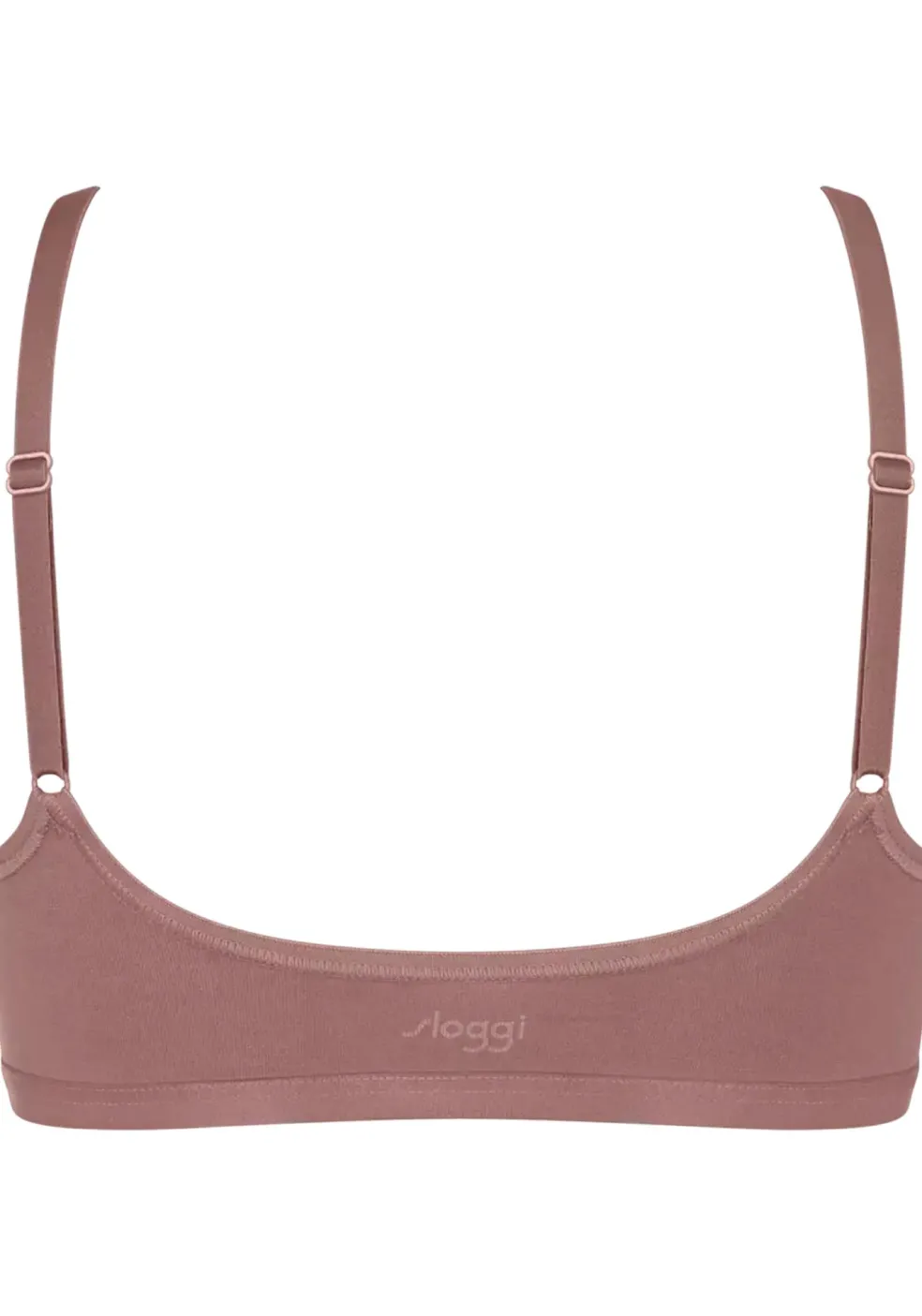 Sloggi Women GO Daily Cotton Top, bralette, donkerbruin