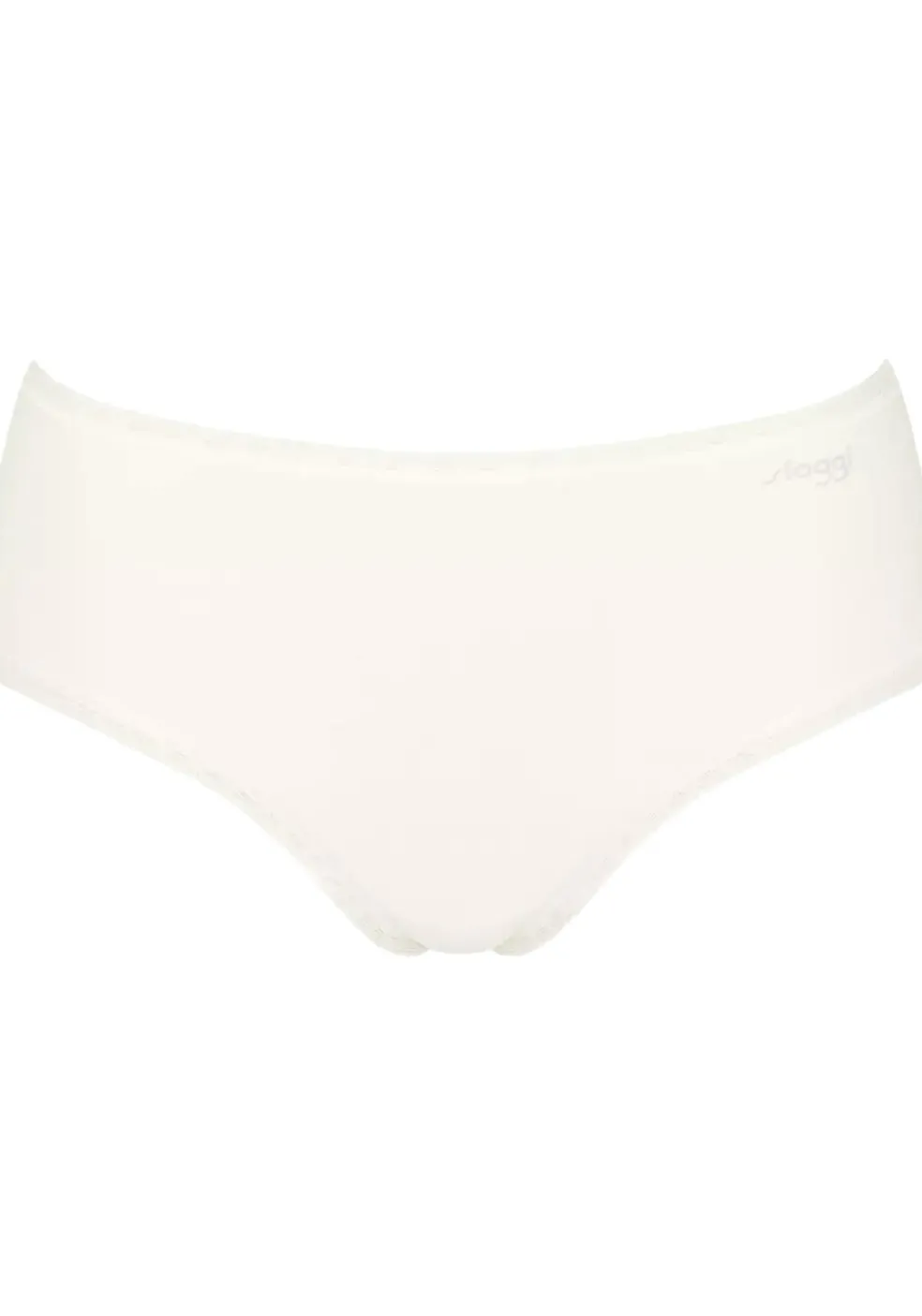 Sloggi Women GO Midi (2-pack), dames slip, wit