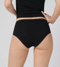 Sloggi Women GO Midi (2-pack), dames slip, zwart