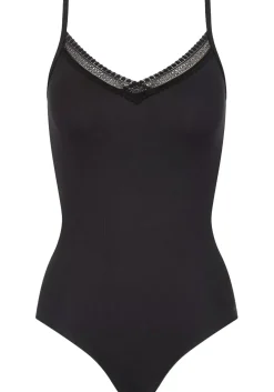 Sloggi Women GO Ribbed Body, body, zwart