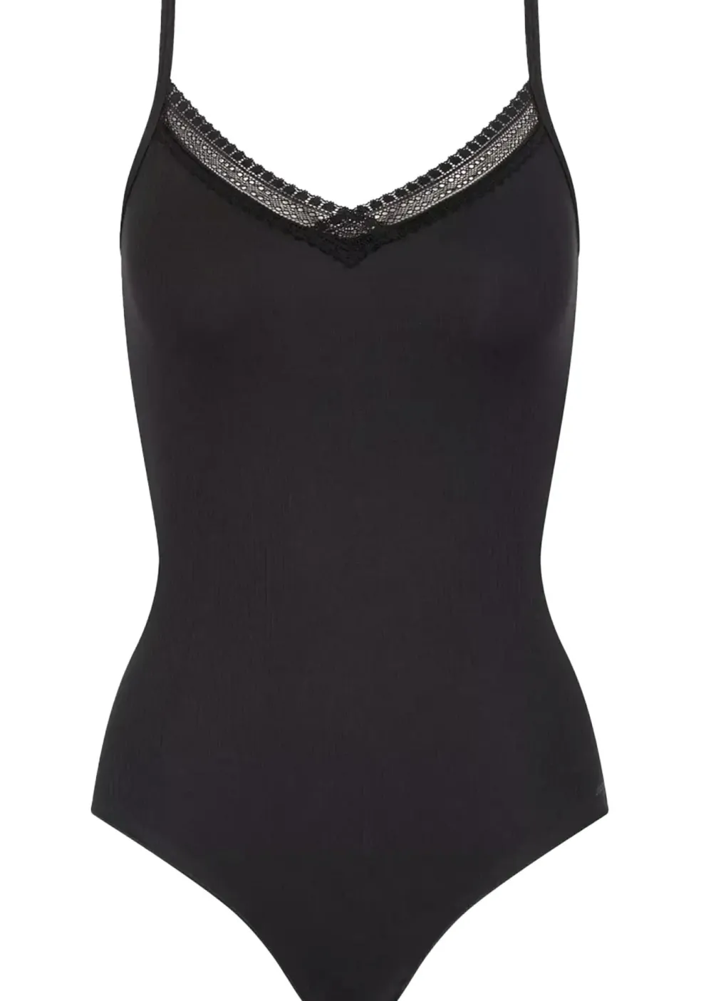 Sloggi Women GO Ribbed Body, body, zwart
