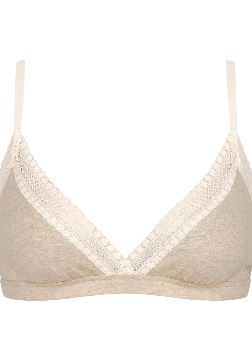 Sloggi Women GO Ribbed R Bralette, bralette, beige melange
