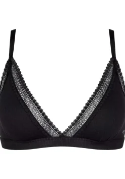 Sloggi Women GO Ribbed R Bralette, bralette, zwart