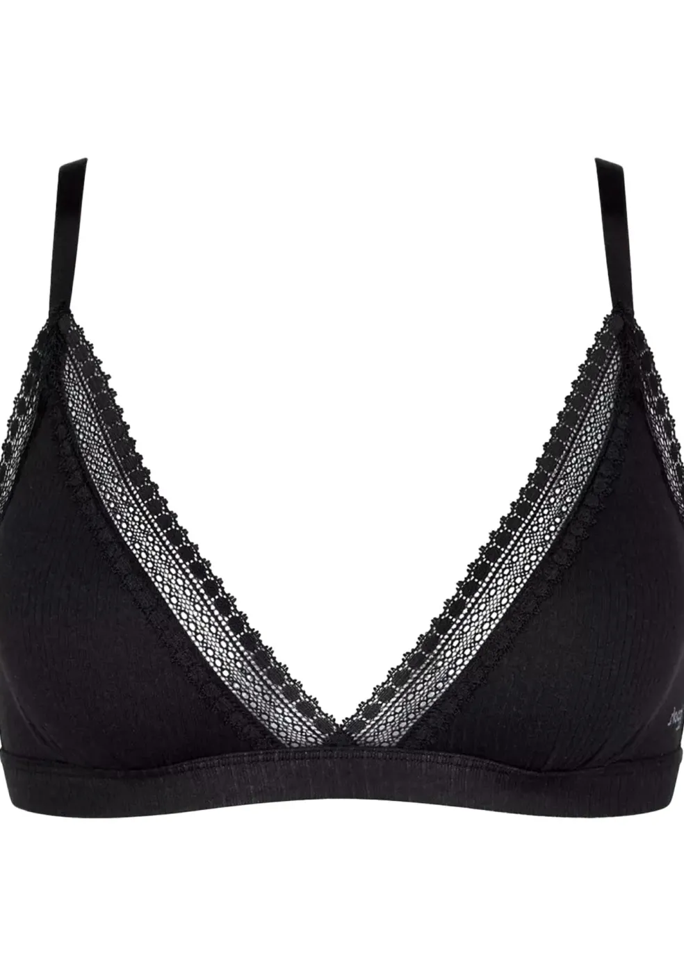 Sloggi Women GO Ribbed R Bralette, bralette, zwart