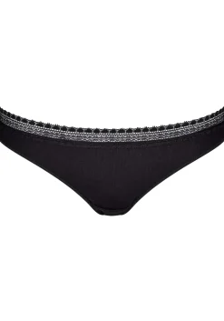 Sloggi Women GO Ribbed R Brazil (2-pack), dames slip, zwart