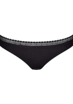 Sloggi Women GO Ribbed R Brazil (2-pack), dames slip, zwart
