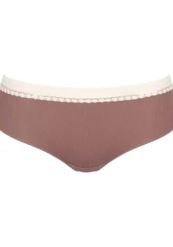 Sloggi Women GO Ribbed R Hipster (2-pack), dames slip, lichtbruin en ecru
