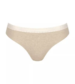 Sloggi Women GO Ribbed R Tai (2-pack), dames slip, beige melange