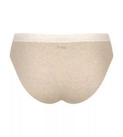 Sloggi Women GO Ribbed R Tai (2-pack), dames slip, beige melange