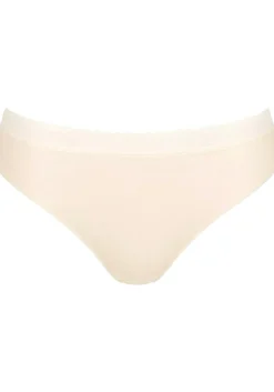 Sloggi Women GO Ribbed R Tai (2-pack), dames slip, lichtbruin en ecru