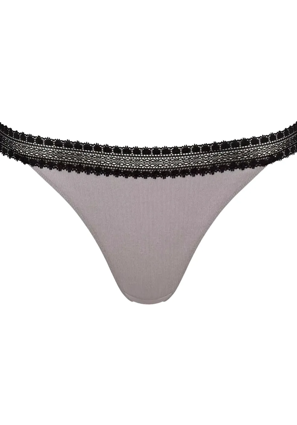 Sloggi Women GO Ribbed R Tanga (2-pack), dames slip, zwart