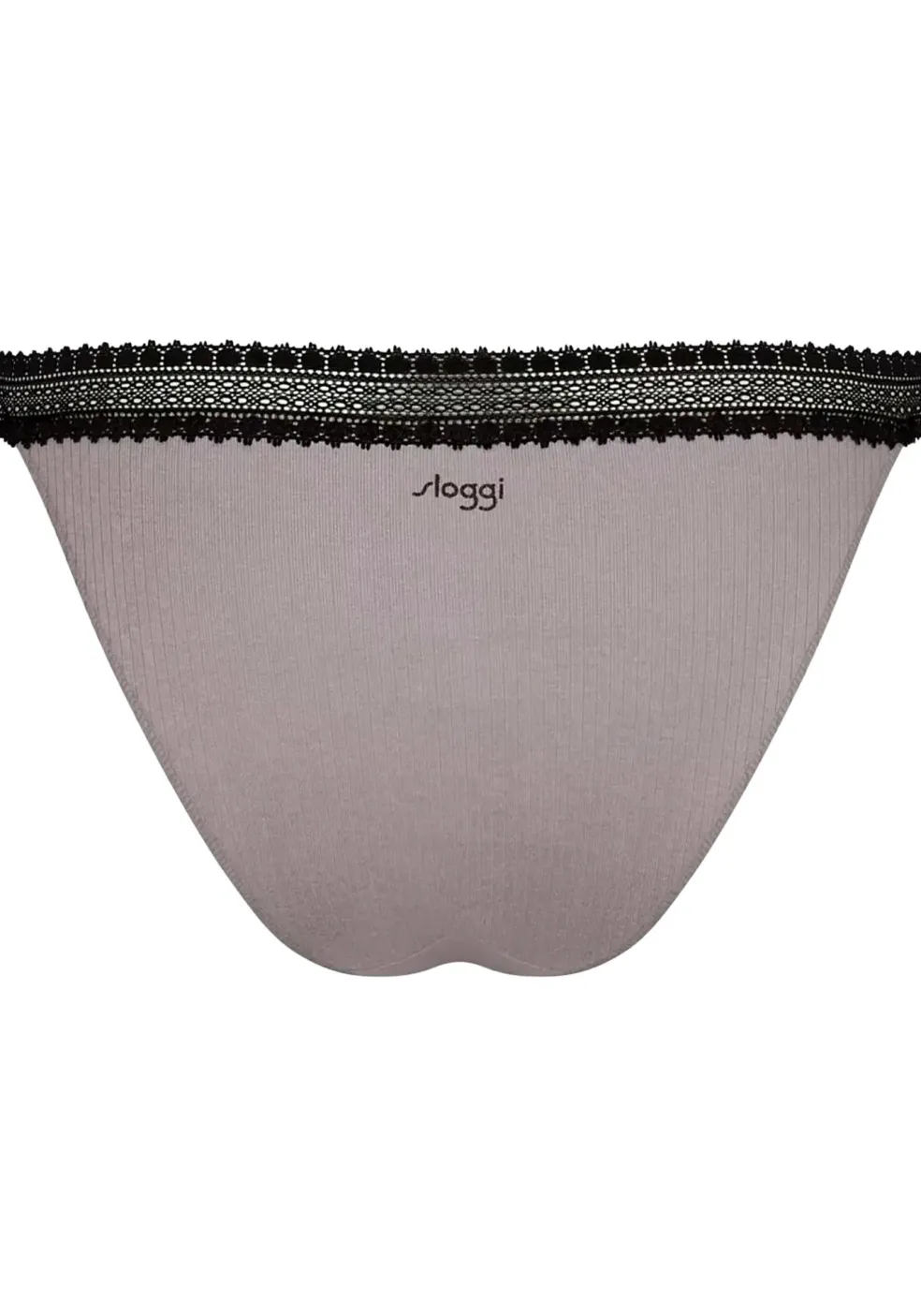 Sloggi Women GO Ribbed R Tanga (2-pack), dames slip, zwart