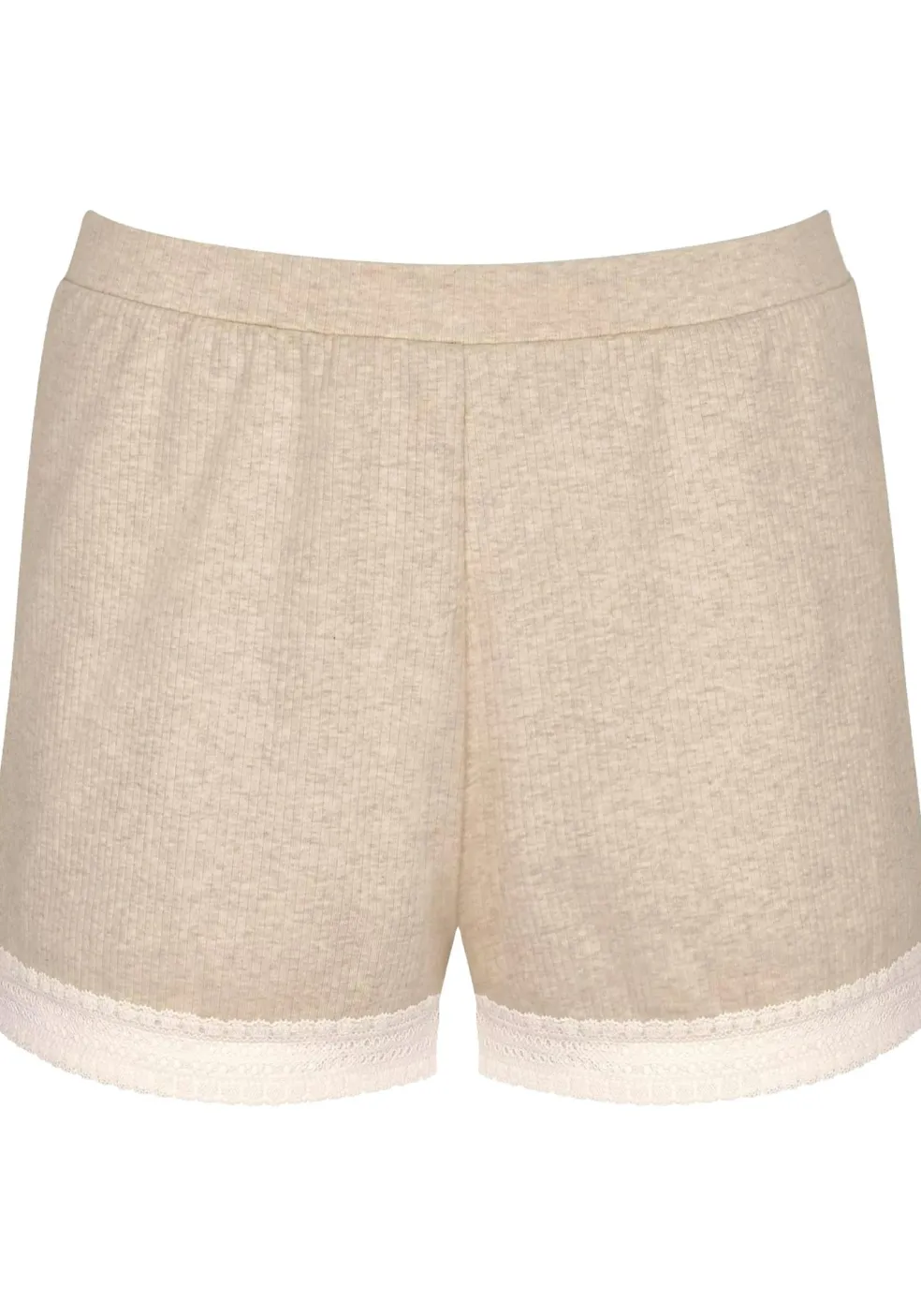 Sloggi Women GO Ribbed Short (1-pack), dames boxer, beige melange