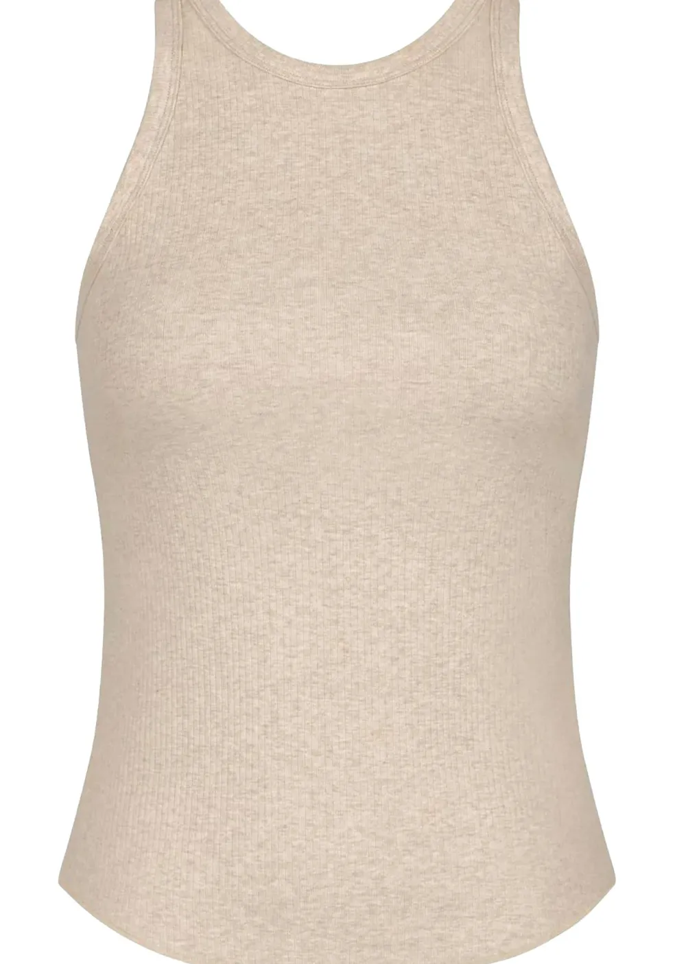 Sloggi Women GO Ribbed Tank Top (1-pack), dames singlet, beige melange