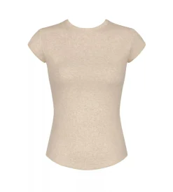 Sloggi Women GO Ribbed T-Shirt (1-pack), dames T-shirt, beige melange
