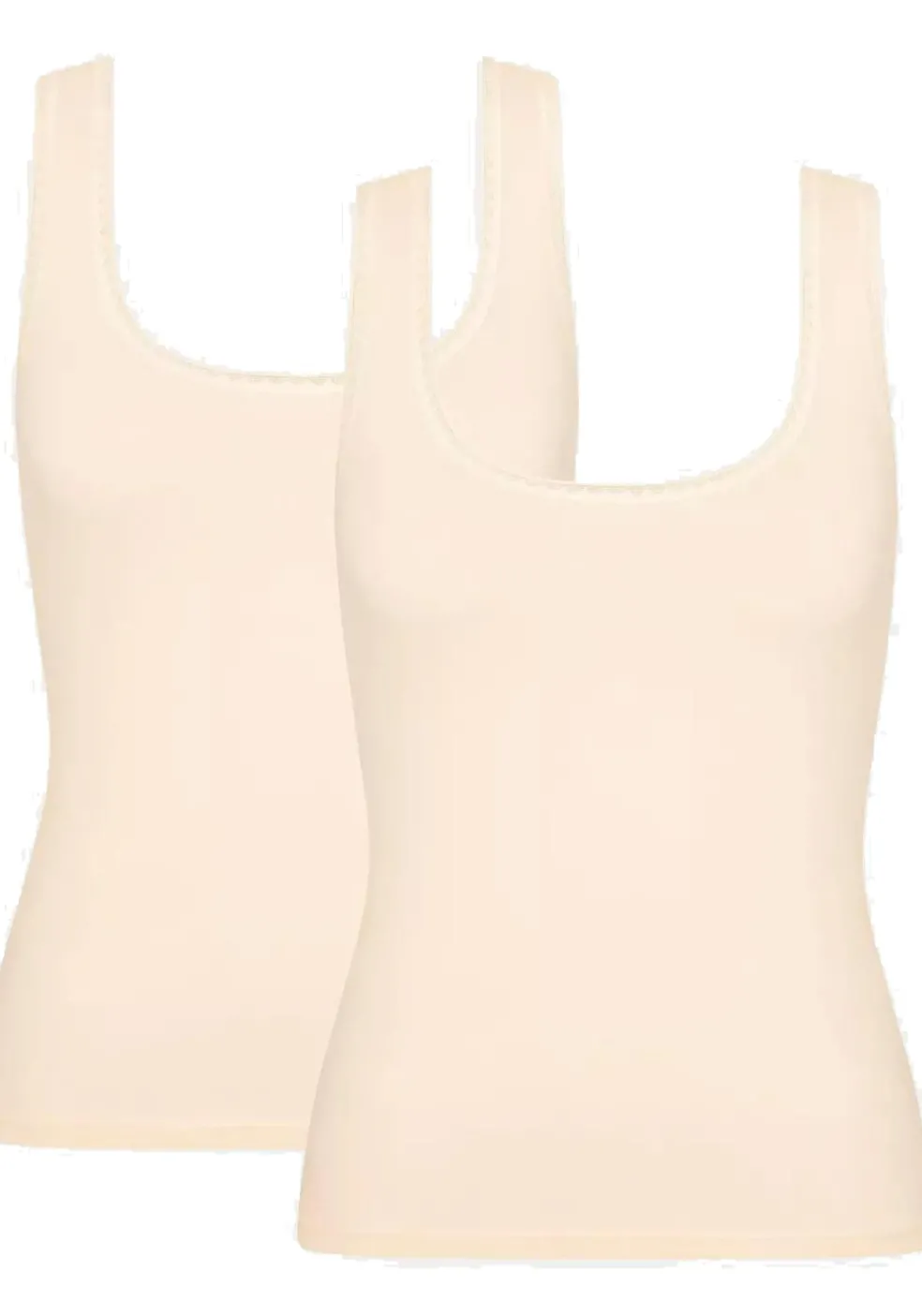 Sloggi Women GO Tank Top (2-pack), dames singlet, beige
