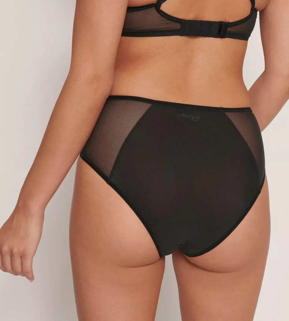 Sloggi Women Soft ADAPT High Waist (1-pack), dames slip, zwart