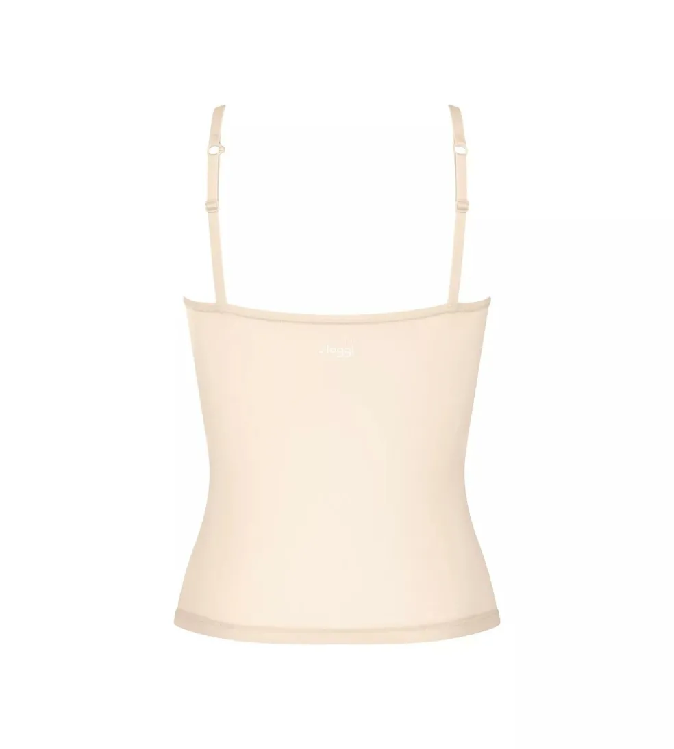 Sloggi Women Soft ADAPT Spaghetti shirt (1-pack), dames singlet, beige