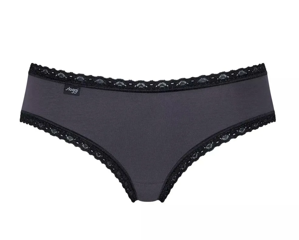 Sloggi Women 24/7 Weekend Hipster (3-pack), dames slip, zwart