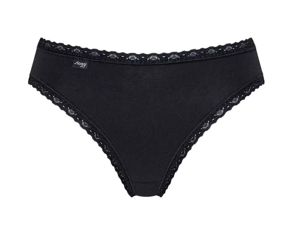 Sloggi Women 24/7 Weekend Tai (3-pack), dames slip, zwart
