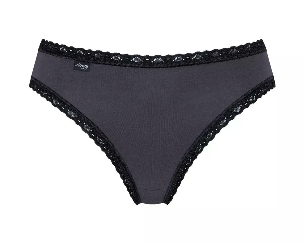 Sloggi Women 24/7 Weekend Tai (3-pack), dames slip, zwart