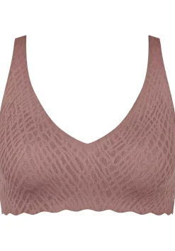 Sloggi Women ZERO Feel Bliss Soft bra, BH, donkerbruin
