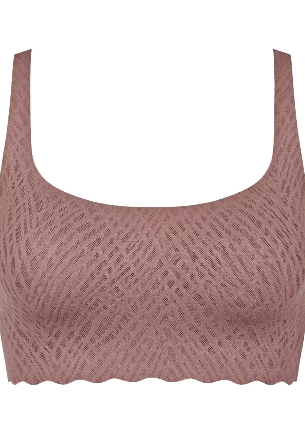 Sloggi Women ZERO Feel Bliss Top, bralette, donkerbruin