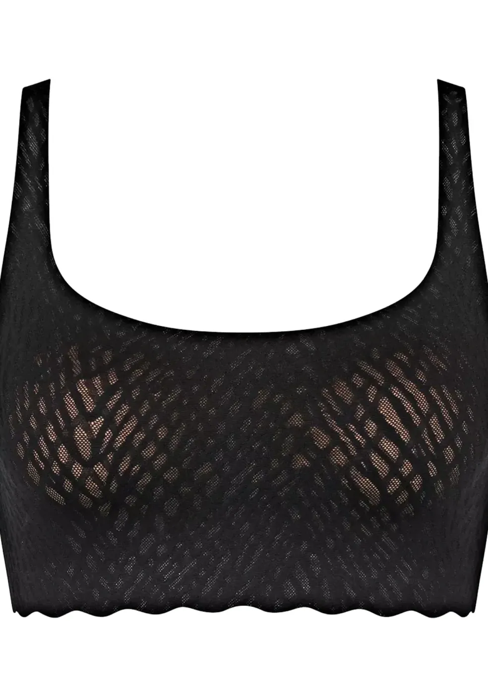 Sloggi Women ZERO Feel Bliss Top, bralette, zwart