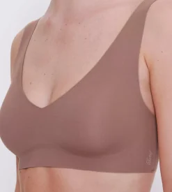 Sloggi Women ZERO Feel 2.0 Bralette, bralette, donkerbruin
