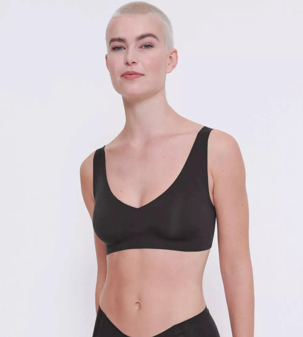 Sloggi Women ZERO Feel 2.0 Bralette, bralette, zwart