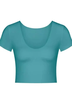 Sloggi Women ZERO Feel 2.0 Crop Top (1-pack), dames korte top, turquoise