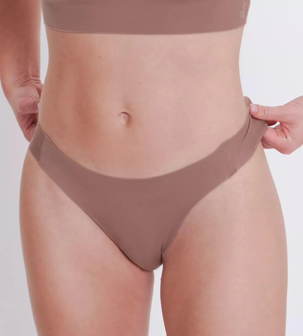 Sloggi Women ZERO Feel 2.0 High leg (1-pack), dames slip, donkerbruin