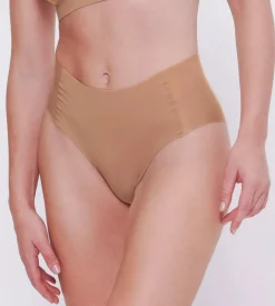 Sloggi Women ZERO Feel 2.0 High waist (1-pack), dames slip, lichtbruin