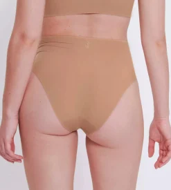 Sloggi Women ZERO Feel 2.0 High waist (1-pack), dames slip, lichtbruin