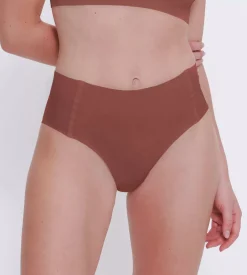Sloggi Women ZERO Feel 2.0 High waist (1-pack), dames slip, roestbruin